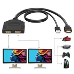 Batu 4k 60hz Hdmi Splitter 1 In 2 Out Cable Male To Dual Female 2.0.... Fixed Price $24.97.