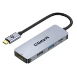 Qgeem 4-in-1 Usb C Hub Adapter With 4k To Hdmi Hub, 100w Power M4v03 !!. Fixed Price $7.99.