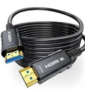 Cratree 8k Long Fiber Optic Hdmi Cable 75ft/22m - 48gbps High-speed Cord.... Fixed Price $111.95.