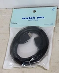 Watch Onn. Hdmi Cable, 6 Ft, Black New. Fixed Price $25.00.