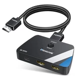 Newcare Hdmi 2.1 Switch 2 In 1 Out With 2.6ft 8k Cable, Switcher 4k 120h.... Fixed Price $35.38.