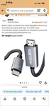 Benfei Usb-c To Hdmi 2.1 Cable 6ft 8k 60hz 4k 240hz Braided Aluminum Shell Nylon. Fixed Price $15.86.