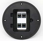 Riteav 4 Port Cat5e Ethernet Floor Box Black. Fixed Price $165.30.