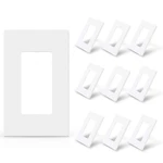 Elegrp Matte White 1-gang Screwless Decorative Wall 10 Pack,. Fixed Price $24.49.