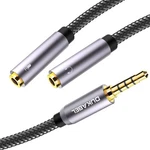 Dukabel Long Headsets Splitter Adapter (4ft/1.2m) 3-pole Trs Micprhone 120 Cm. Fixed Price $31.01.
