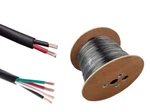 Outdoor Speaker Audio Wire Direct Burial Black 12/2 14/2 14/4 16/2 16/4 Awg Lot. Fixed Price $68.85.