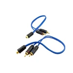 Orion Cobalt Cry2m (1 Foot) Rca Y Adapter 1 Female To 2 Male Stereo Car. Fixed Price $7.95.