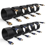Apojodly 4k Hdmi Cable 15ft 10-pack, High Speed To 15 Foot. Fixed Price $109.99.