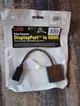 Qvs - Displayport Adapter (m) To Hdmi (f). Fixed Price $5.00.