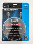 New - Ce Tech 15 Feet Deluxe High-speed Hdmi Cable 149-520. Fixed Price $9.95.