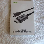 Acer Ocb245 Braided Black 6ft Usb-c Male To Hdmi Cable 4k 60hz 1:1. Fixed Price $10.00.