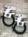 Set Of 2 Philips Rg6 Coax Cable 6 Ft Tv Satellite Dvr Audio Video Black. Fixed Price $15.35.