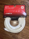 Ge 25ft Rg6 Coax Cable Tv, Satellite, Cable/antenna New!. Fixed Price $8.00.