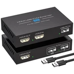 Vpfet Hdmi Kvm Usb Extender 394ft 120m Over Cat 5e 6 7 1080p Ethernet Balun.... Fixed Price $75.68.