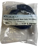 Blue Jet Hdmi Male To Cable 12ft 26awg V1.3. Fixed Price $20.00.