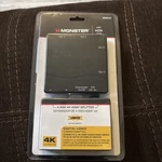 Monster 4k 4-way Hdmi Splitter 3"x3"black Jhiu0127. Fixed Price $75.00.