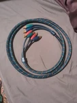 Audioquest Yiq-g Yiq-3 2 Meter Component Video Cable Rca Connectors. Fixed Price $22.99.
