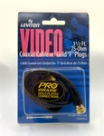 Leviton Video No.838 - C5851 1go Coaxial Cable Gold/oro F Plated 1.5 Feet Black. Fixed Price $3.79.
