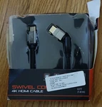 Blackweb Premium Swivel Connect 4k Hdmi Cable, 6 Ft. Fixed Price $10.00.