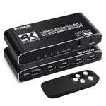 4k Hdr Hdmi Switch, Koopman 4 Ports 2.0 Switcher Selector With Ir Black. Fixed Price $27.90.