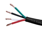 Monoprice Speaker Wire, Cl2 Rated, 4-conductor, 14awg, 250ft, Black. Fixed Price $129.99.