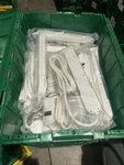 Telecom Installation Hardware Lot Jacks Adapters Clips Trays Bulk Surplus. Fixed Price $1800.00.