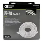 Commercial Electric Ce 150 Ft. Cat 6a Utp Patch Cable White. Fixed Price $25.00.