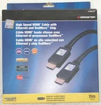 Monster High Speed Hdmi Cable 4k 49.5 Feet/15 Meters W/ Ethernet & Redmere Chip. Fixed Price $75.00.
