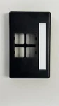35 Pack Commscope Systimax Solutions M4ca Wall Plate, 4 Port (black). Fixed Price $20.00.