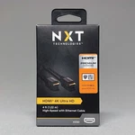 Nxt Technologies Hdmi 4k Ultra Pro Hd 4 Ft. Premium Cable Sealed 18 Gbps Nx56853. Fixed Price $19.99.