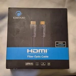 Kimtabo Hdmi Fiber Optic High Speed Cable With Ethernet 100 Ft Black. Fixed Price $35.00.