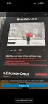 Audioquest Blizzard Ac Power Cable 2m/6'7" Zero-tech Low-noice3-pole (20) Amp 2. Fixed Price $600.00.