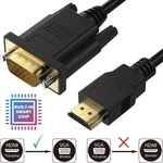 Hdmi To Vga Cable Adapter, Gold-plated, 6 Feet Male Malecord For Computer,.... Fixed Price $5.98.