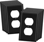 Elegrp Duplex Receptacle Outlet Covers, 1-gang Standard Size Wall Plates, Unbrea. Fixed Price $20.99.