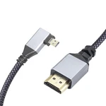 4k Micro Hdmi To Adapter Cable, 90 Degree Right Angle Connector, Aluminum. Fixed Price $14.19.