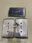 Franklin Brass W35891k-sn-cp Satin Nickel 1-gang Oversized Switch Cover (3-pack). Fixed Price $11.46.