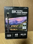 Sanus 8k Hdmi To 3.28-ft Black. Fixed Price $23.99.