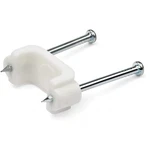 Startech.com 100 Pack Cable Clips With Nails - Medium 2 Steel Nails, White. Fixed Price $18.01.