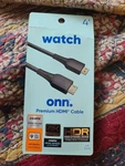 Onn. Premium Hdmi Cable 4ft - 4k Ultrahd Brand New Sealed.. Fixed Price $9.50.