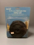 Radio Shack Gold Audio / Video Dubbing Cable 12-ft Vcr's Accessories Nip. Fixed Price $7.53.