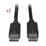 2 Tripp Lite Display Port Cable Male To 10 Ft. P580-010. Fixed Price $23.48.
