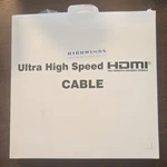 Highwings Hdmi Cable Gold Plated Nylon Braid Earc Dynamic Hdr Hot Plugging. Fixed Price $8.00.