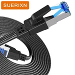 Cat 8 Flat Ethernet Network Nylon Braided Lan Patch Cable Rj45 For Ps4/xbox Tv. Fixed Price $35.99.
