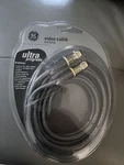 12 Ft Ge Ultra Prograde Coax Video Cable Gold Plated Double Shielded. Fixed Price $17.97.