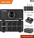 3-in-1-out Xlr Audio Switch ; Balanced Converter 3-way Stereo Passive.... Fixed Price $81.99.