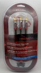 New Rocketfish 6 Ft Component Video Cable Rf-g1114 Gold-plated Hdtv Rca Cord. Fixed Price $12.95.