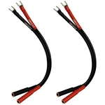 Cncess Cess-083 Female Banana Jack To Spade Plug For Small Spade, Black & Red. Fixed Price $17.14.