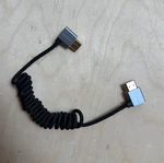 Kondor Blue Coiled High-speed Hdmi 2.0 Braided Cable (12 To 24", Raven Black). Fixed Price $14.00.
