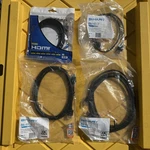 Lot Of (4) Hdmi Cables 6 Ft- 3ft Binary 4k Zigen. Fixed Price $24.99.
