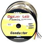 Deejay Led Tbh128c100 12ga 8 Conductor 100ft Jacketed Wire. Fixed Price $148.17.